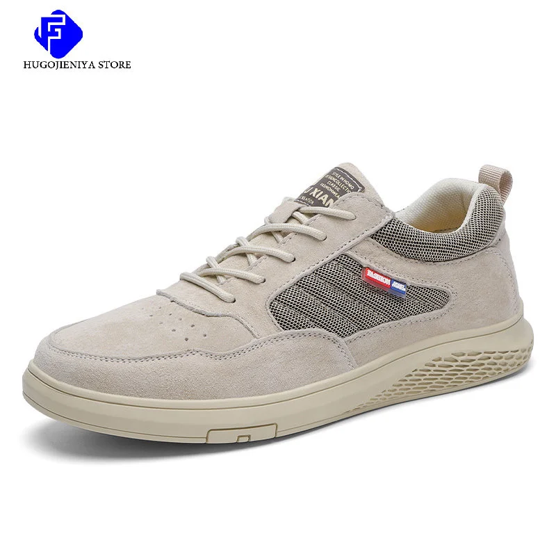 

New Summer Men's Casual Shoes Handmade Genuine Leather Loafers Outdoor Flat Men's Shoes Fashion Plus Size Moccasins Men Sneakers