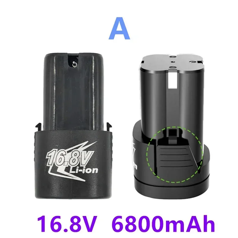 New 16.8V 6800mAh litowa bateria 18650 litowo-jonowe elektronarzędzia akcesoria do wkrętarki akumulatorowej wiertarko-wkrętarka elektryczna