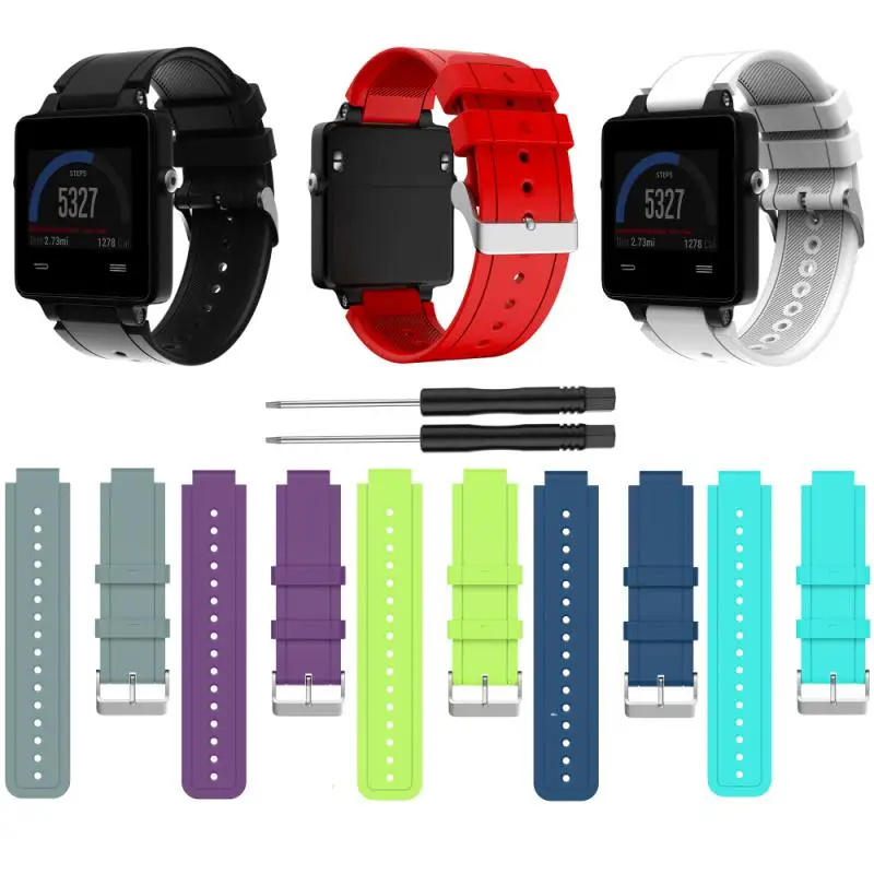 

Breathable Watch Strap Smart Accessories Fashion Smart Bracelet Silicone Strap Watchband For Garmin Vivoactive Acetate