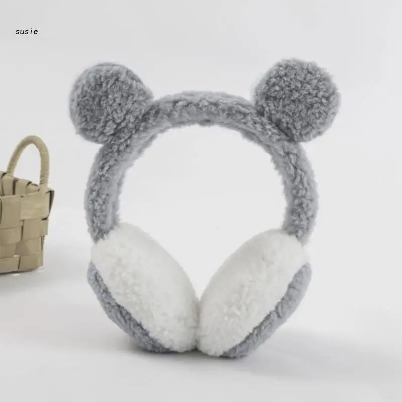 

X7YA Plush Earmuffs Earflaps Animal Earmuffs For Girls Warm Earmuffs Ear Warmers Gifts For Girls Cover Ears Fashion