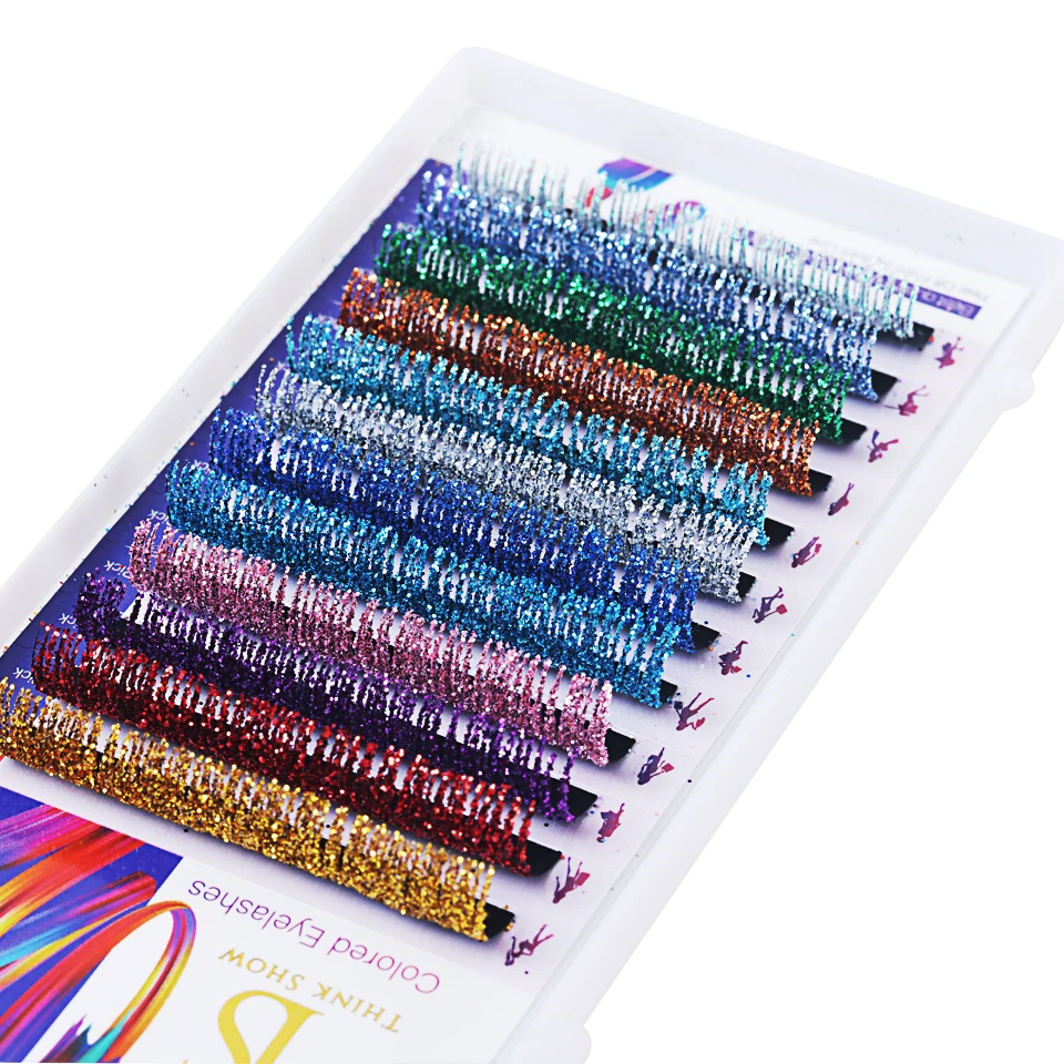 Цветные блестящие прокладки для глаз наращивание ресниц Maquillage D Curl продукт