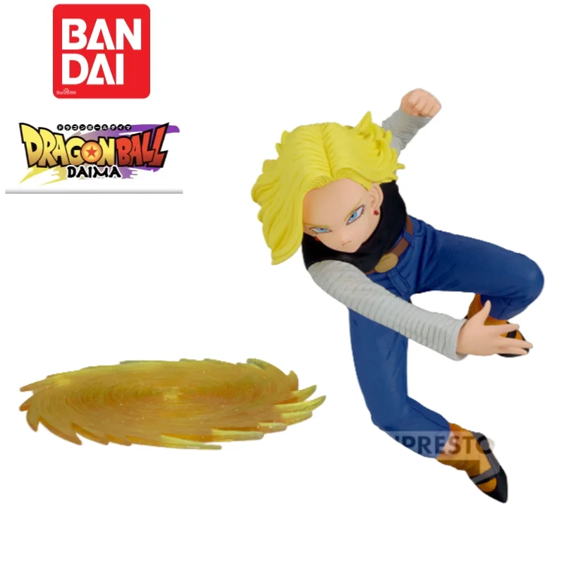 Фото В наличии: Оригинальная фигурка Bandai Banpresto Dragon Ball Андроид 18 Тен Шинхан, модель-статуэтка, в оригинальной коробке, аниме-мерч №3