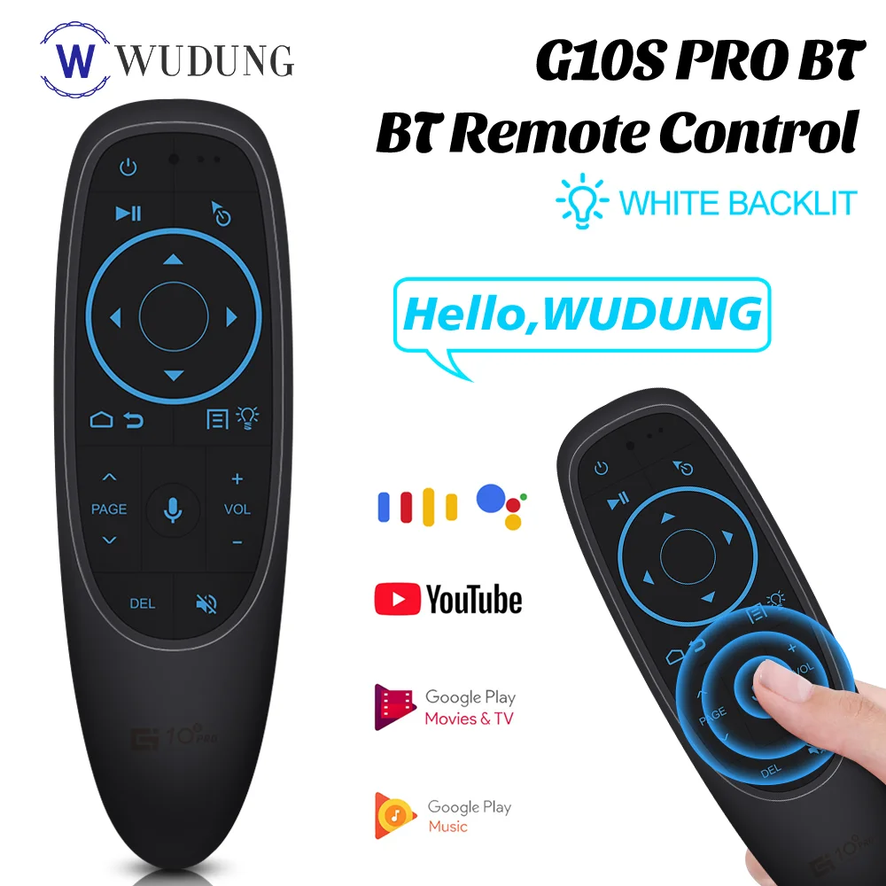 Пульт дистанционного управления G10BTS Air Mouse BT BT5.0 2 4G беспроводной гироскоп для Android