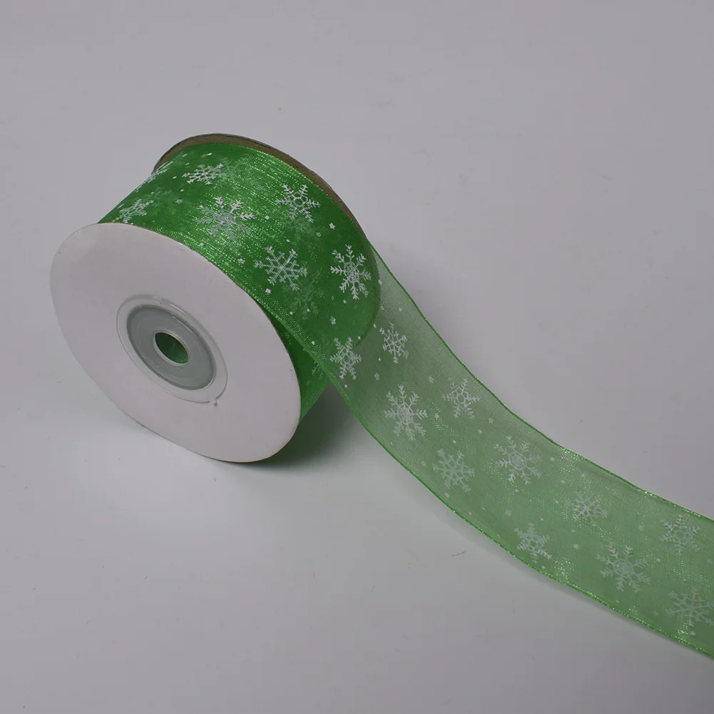 

Wired Edge Christmas Ribbon Fitting Gift Wrap Presents Craft Replacement Tool Tree Decoration Accessory Durable