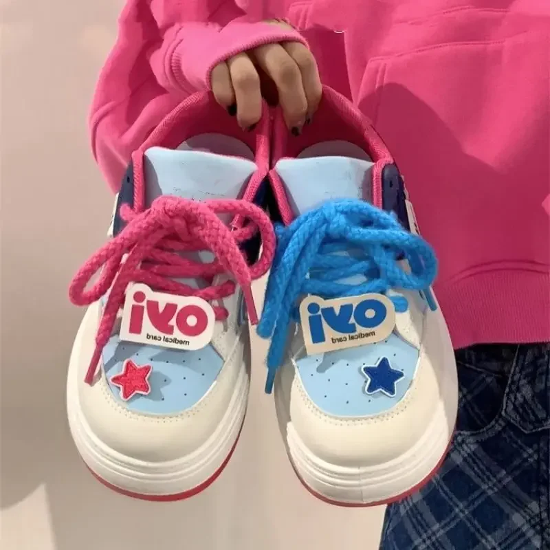 Обувь Dopamine Yuanyang женская обувь со звездами осенняя ins tide для студентов нишевая Joker