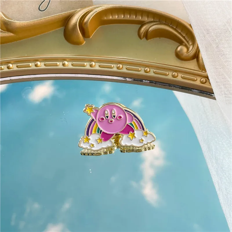 Мультяшные радужные звезды животные Eanmel Брошь Красочные облака мост отправить звезды металлический значок булавки 