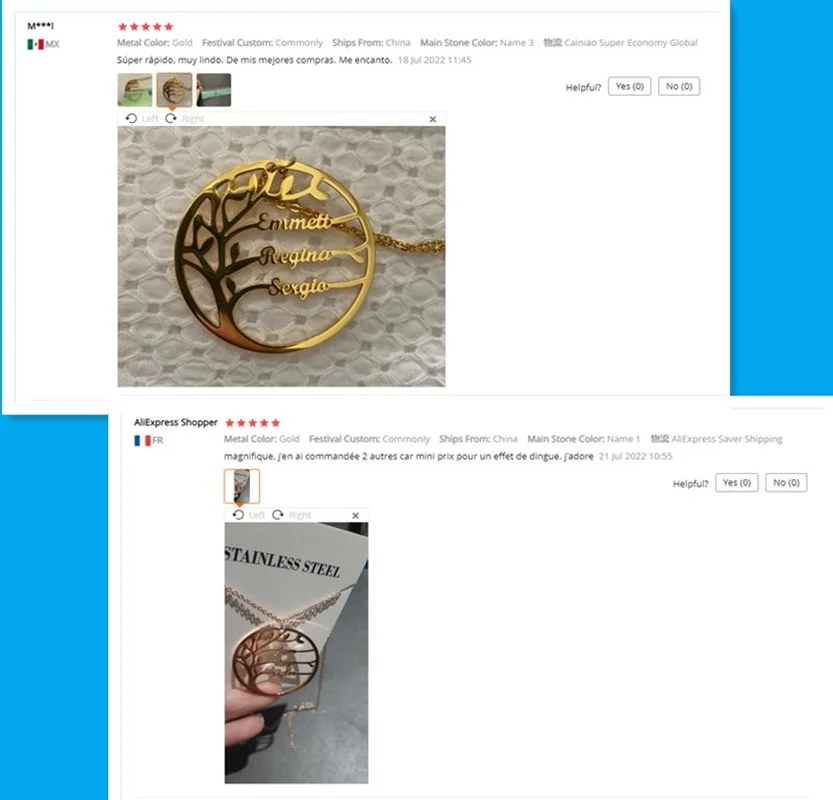 Custom Tree of Life Necklace for Women Stainless Steel Family 1-4 Names Round Pendant Necklaces Jewelry Parents Christmas Gifts