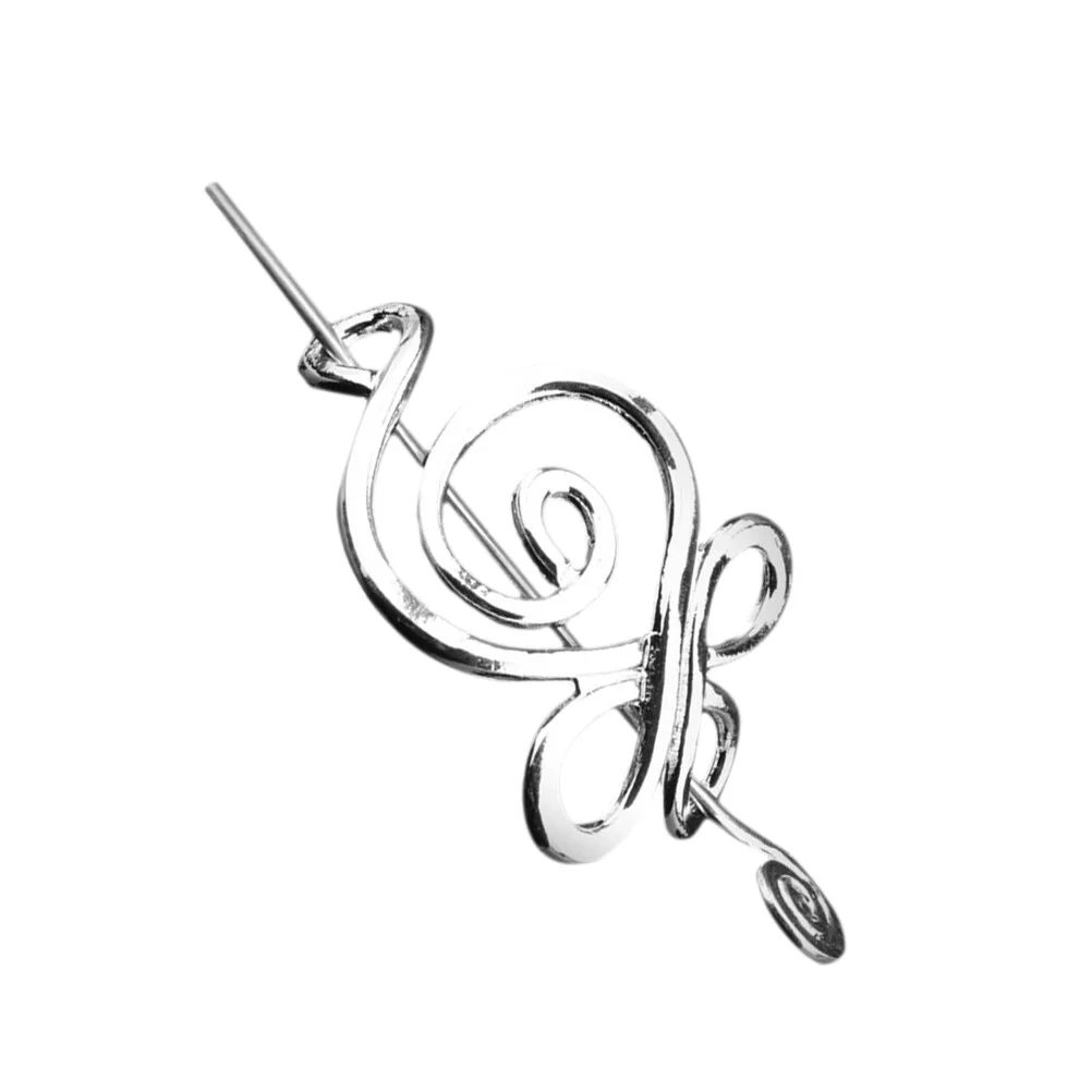 

Bracket Ladies Slides Celtic Hairpin Alloy Spring Barrettes Ponytail Holder Clip Viking Accessories Women's