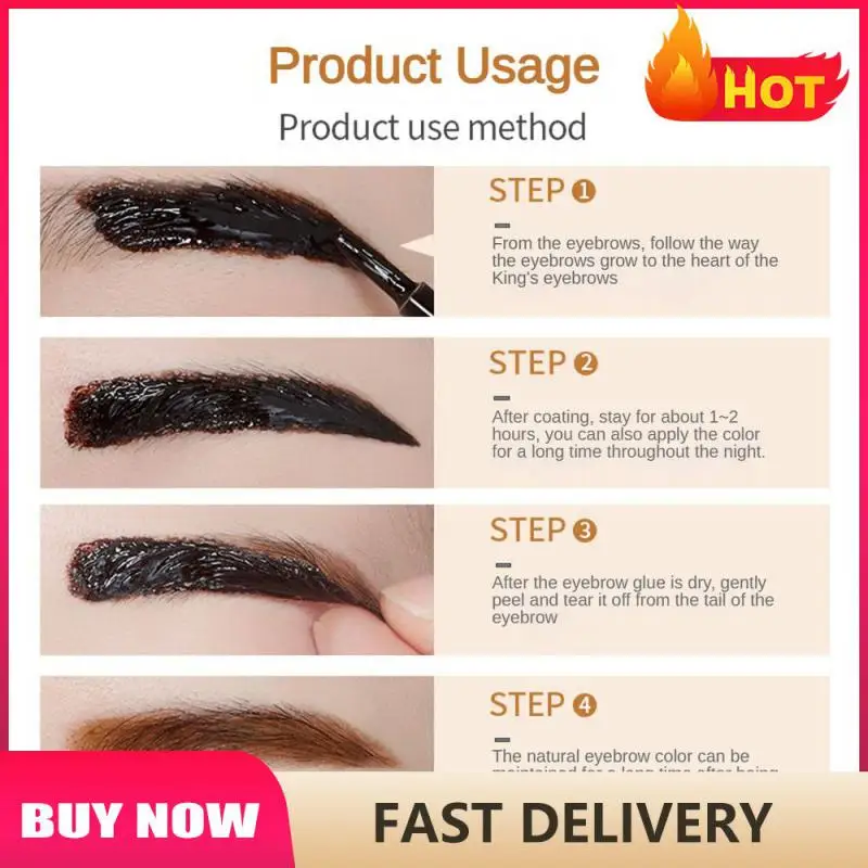 

1~20PCS Natural Three-dimensional Tear Eyebrow Cream Easy To Color Waterproof Sweatproof Natural Lasting Color Makeup Cosmetic