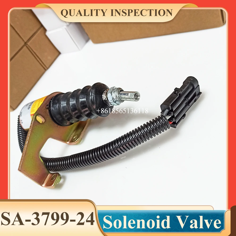 SA-3799-24 Электромагнитный клапан отключения подачи топлива 24 В установленный