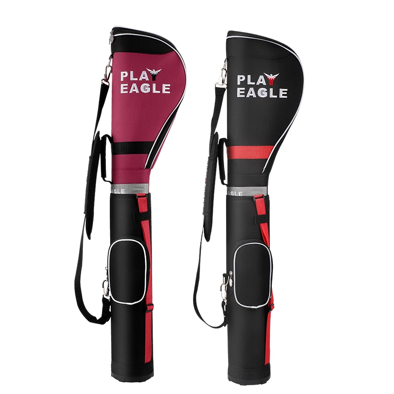 PLAYEAGLE Waterproof Nylon Golf Mini Portable Sunday Pencil  Bag  for 5~8pcs Clubs Lightweight Caddie Aviation  Accessories