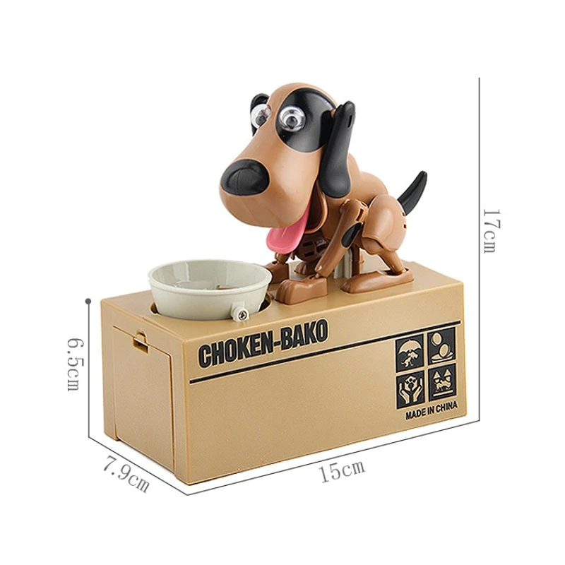 

Saving Bank Automated Dog Steal Coin Money Saving Box Cute Electronic Piggy Banks Cartoon Robotic Dog Steal Coin Bank Kid Toy