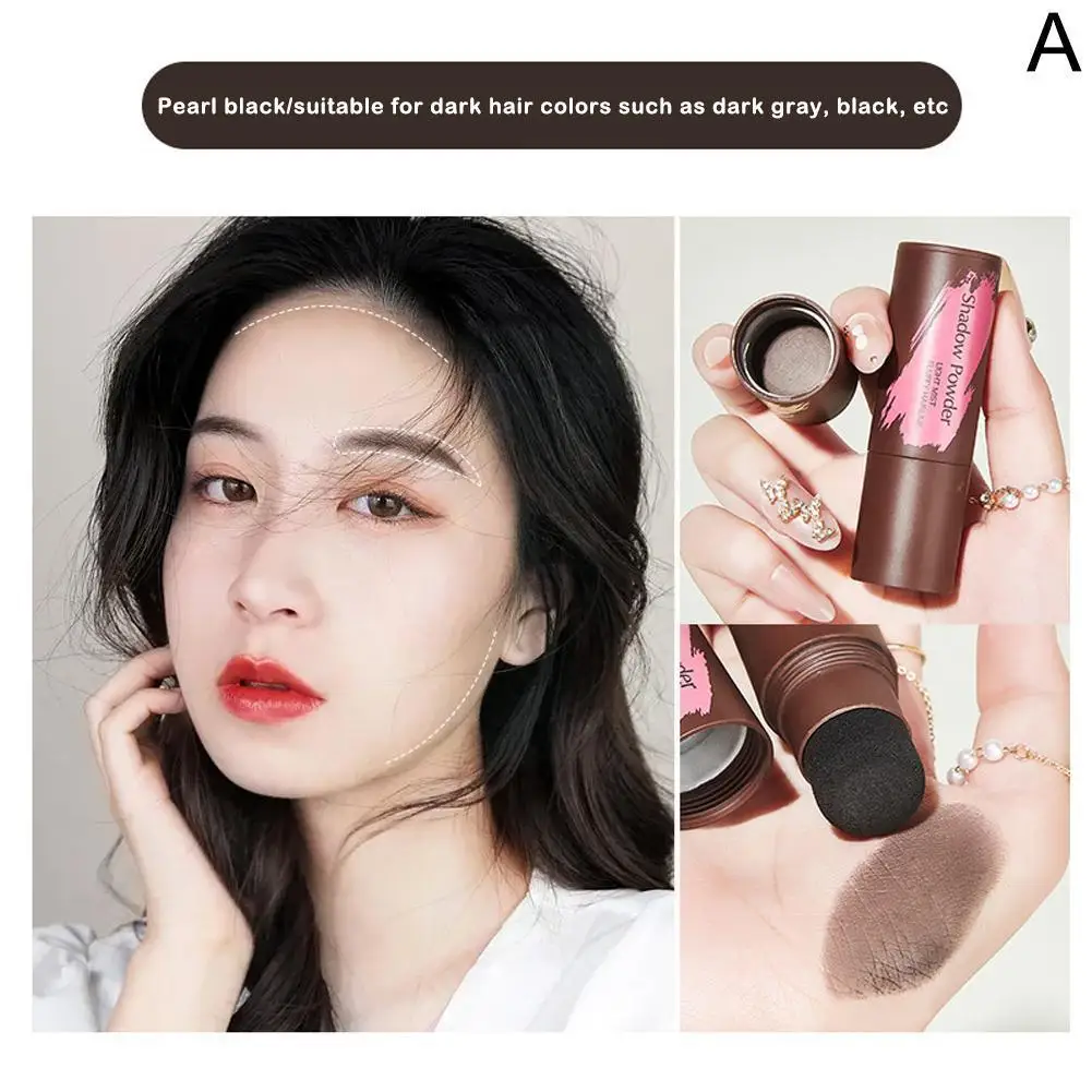 

Hairline Shaping Shadow Powder Waterproof Brow Stamp Long Face Herb Tool Bald Lasting Sideburns Natural Repair Makeup Slim D7P1