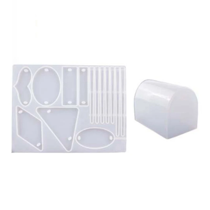 

DIY Hairpin Crystal Epoxy Resin Mold Hairpin Hair Accessories Mirror Silicone Mould