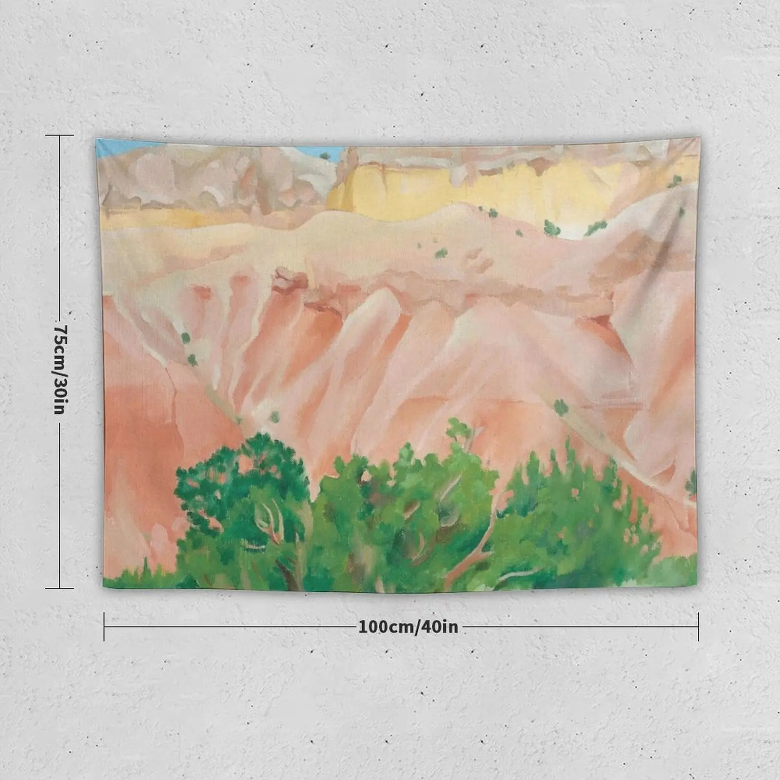 Гобелен Georgia O'keeffe My Backyard украшение для спальни милый гобелен декора комнаты