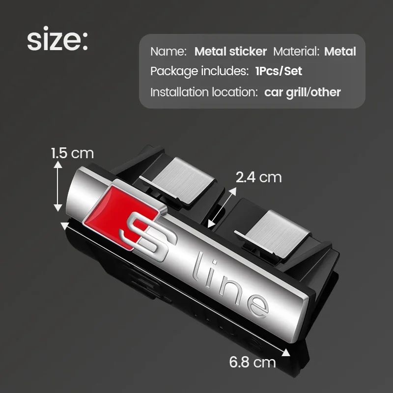 3D металлическая передняя решетка значок на кузов декоративная наклейка багажник