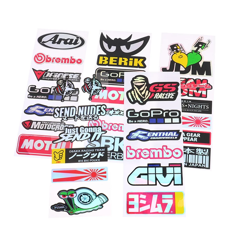 

Waterproof Car Decal Laser Rainbow Motorcycle Side Strip Fender Body Bike Helmet Sticker