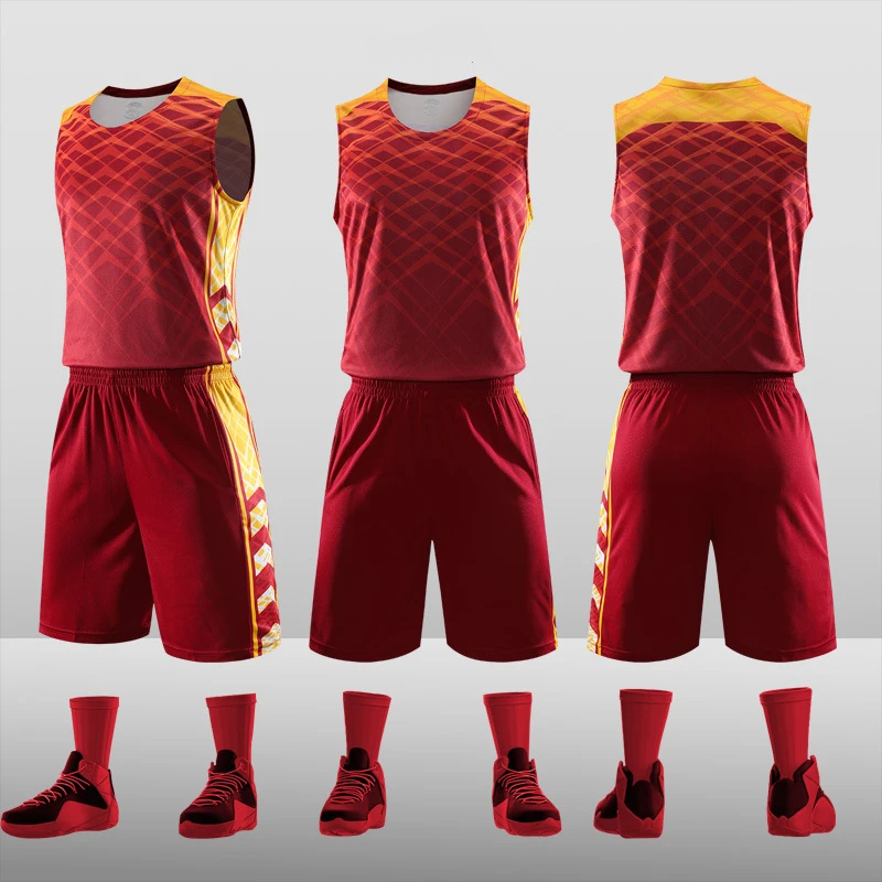 Customized Men's And Women's Basketball Jersey Set, Youth Quick Drying And Breathable Sports Training Clothing, 2023 New