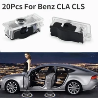 20pcs led car door light logo laser projector ghost shadow welcome light for mercedes benz cla cls c117 c207 amg c218 w218 a207
