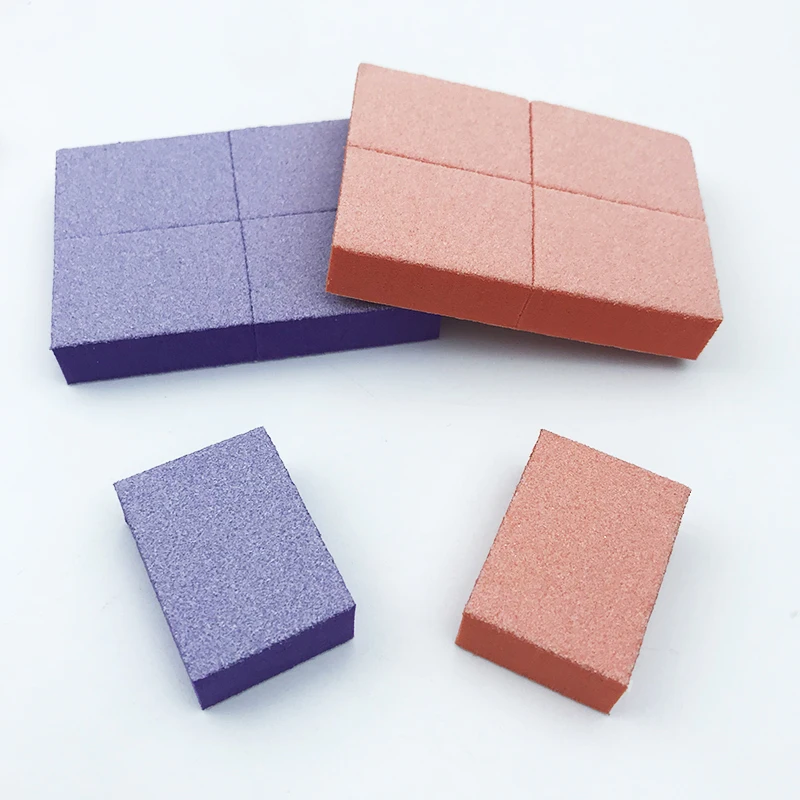 

20pcs Soft Sponge Nail File 80 /100 Colorful Nail Buffer Double Sided UV Gel Polish Cuticle Remover Emery Board Files Manicure