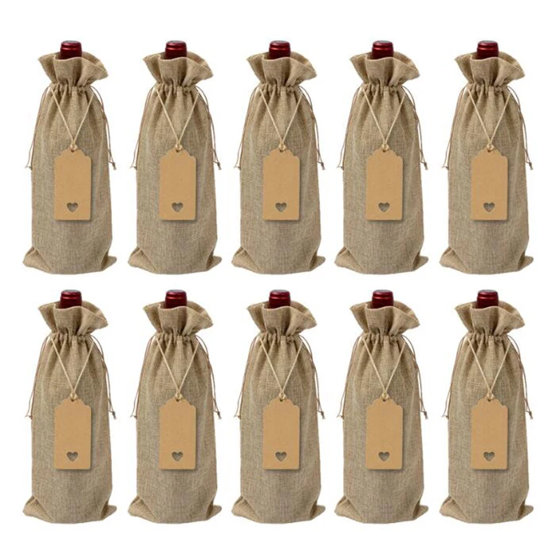 

Мешочки для вина Beeinch из льна (10 шт.)