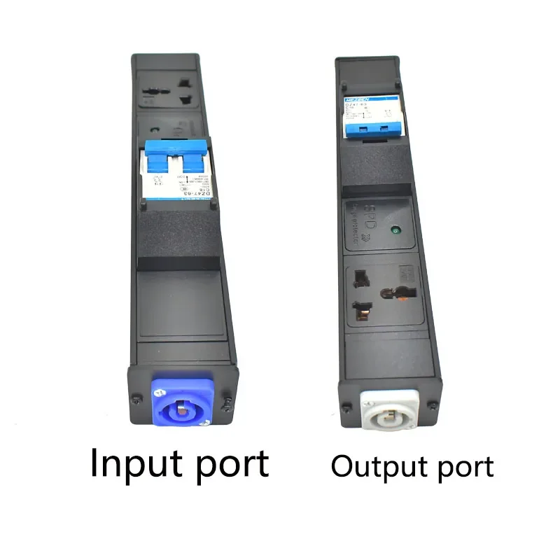 Фото PDU Power Strips Schuko Powerlink box audio 3P Авиационная вилка Универсальный выход SOCKET 20A Воздушный переключатель с защитой от перенапряжения №2