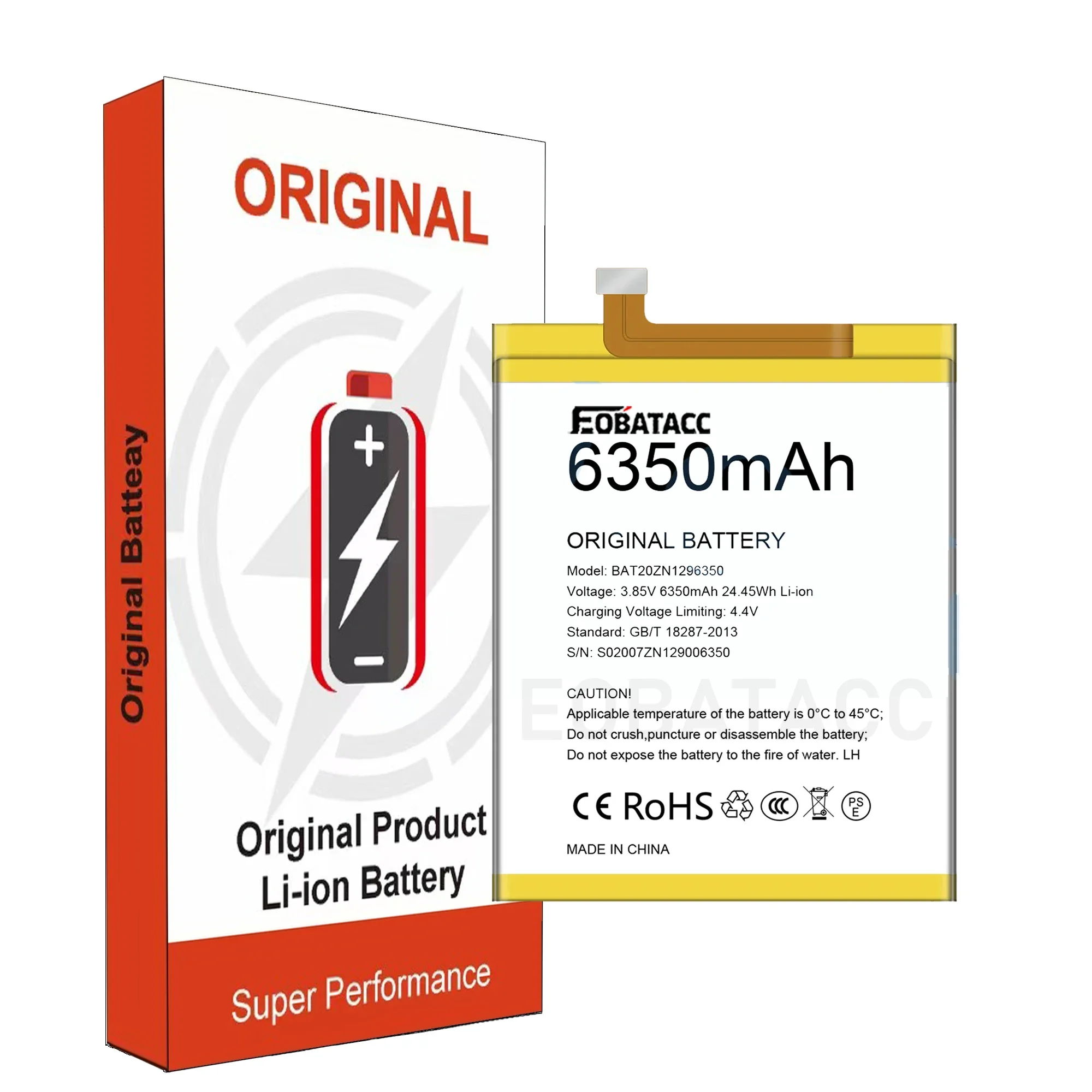 100% оригинал 6350 мАч BAT20ZN 1296350 Аккумулятор для DOOGEE S96 Pro Аккумуляторные батареи