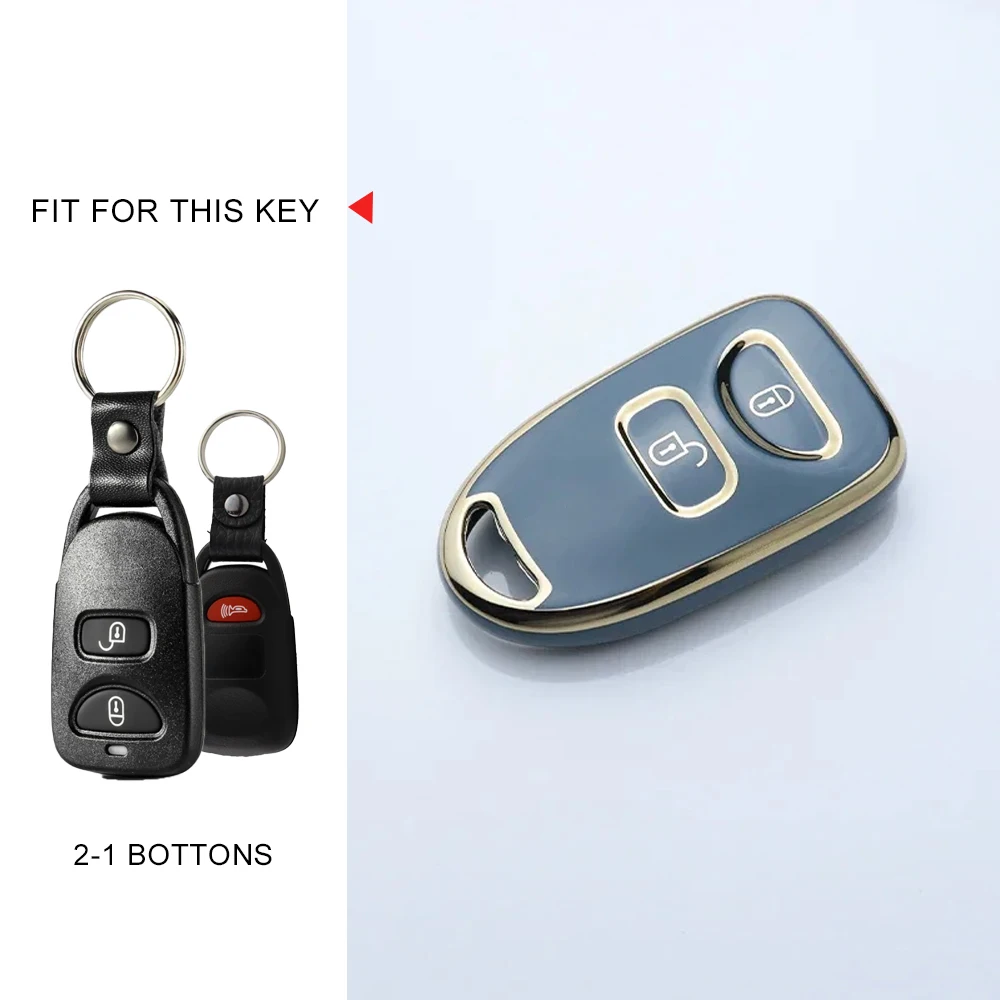 

2 + 1 2 3, 4 кнопки, чехол для дистанционного ключа автомобиля, чехол для брелока для Hyundai Kia Tucson Sonata Santa FE Carens 2007 2008 2009 2010 2011