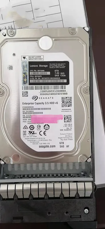 

Lenovo 00YG668 00YG670 6T 7.2K 3.5 SAS DS6200 DS4200 hdd