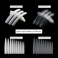 20pcs extended fake nails with glue full cover long press on nail tips salon diy nail art patch manicure sticker accessories