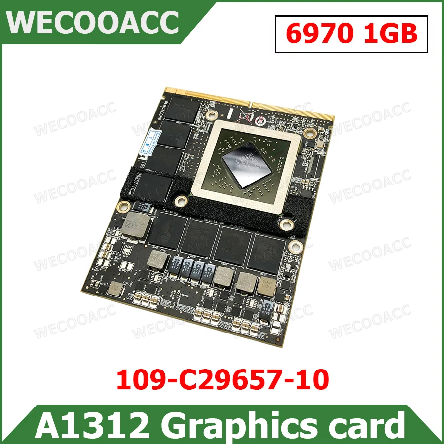 Original 1GB 6970 HD6970 VGA Graphics Card Video 109-C29657-10 For Apple iMac 27&quot A1312 2011 Year |