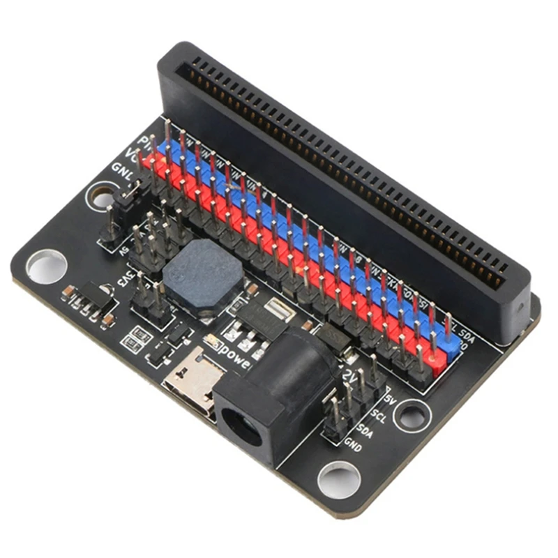 

Плата расширения для Micro:Bit GPIO expanding Python IO:Bit 5V с пассивным зуммером на плате