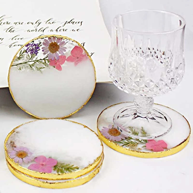 

Форма для подставки из смолы, круглая форма для эпоксидной смолы для брелоков, ювелирных изделий, формы для литья под давлением