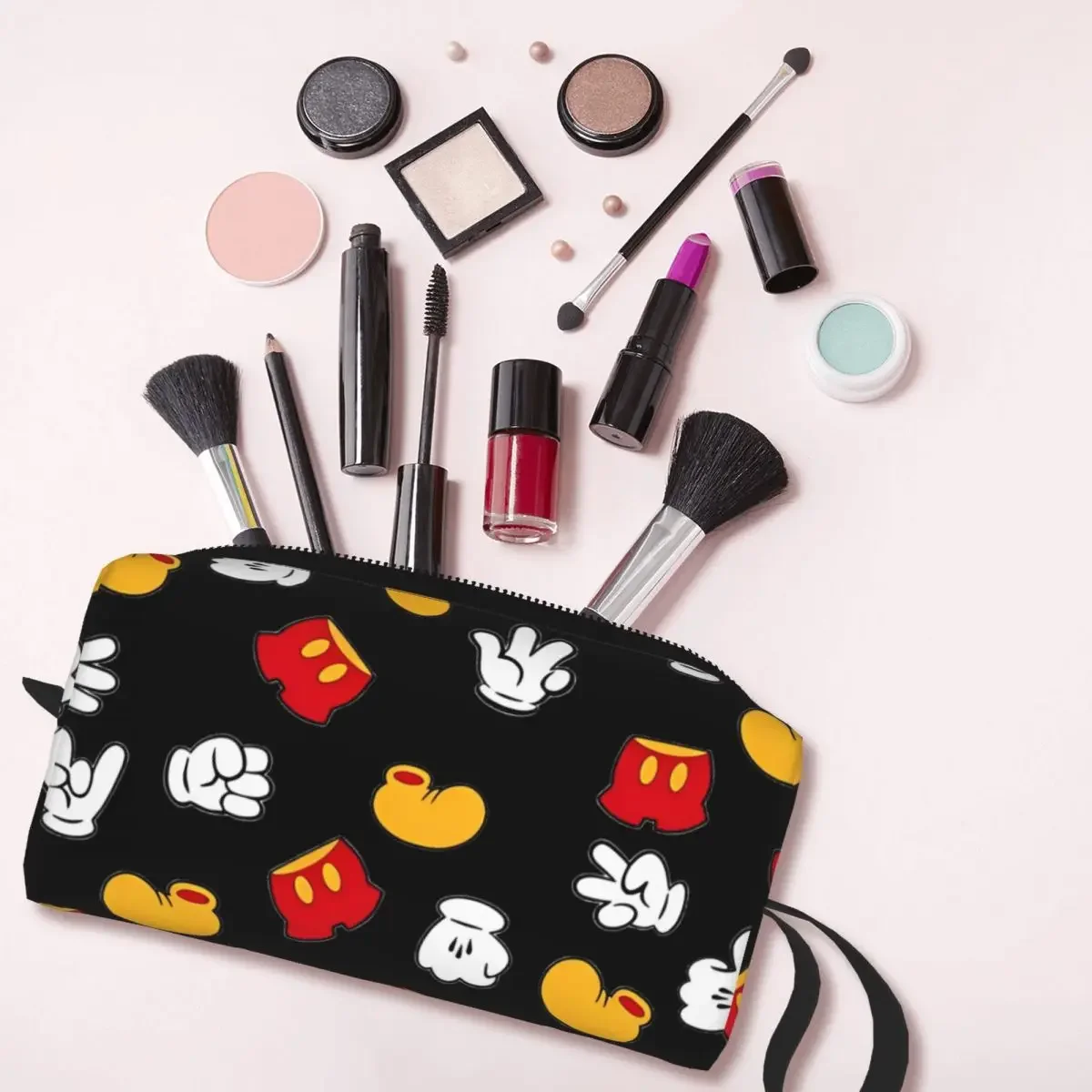 Большая Косметичка Унисекс С Милым Дизайном Микки Мауса Портативная