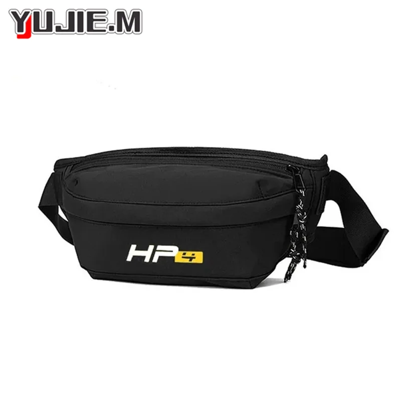 

For BMW HP4 HP 4 LOGO Men Waist Pack Belt Hip Bum Slant back bag Chest Bag Male Motorcycle Riding Antitheft Purse