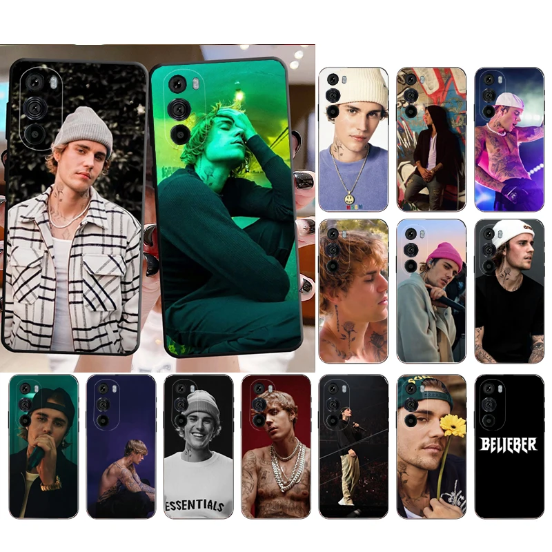 

Singer Justin Bieber Phone Case for Moto E22i E22 E32 E40 E20 Edge X30 20 Lite 20Pro 30 Neo Ultra Fusion E7Power E7 E6 Plus
