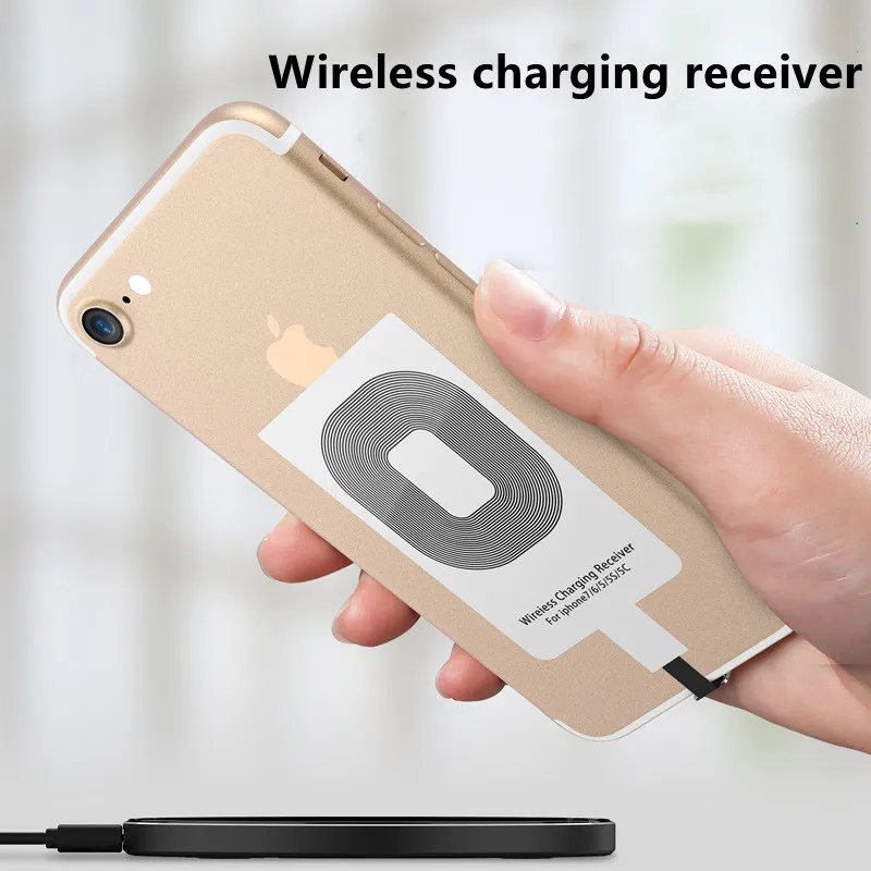 

Беспроводной зарядный приемник для iphone 5-7 Samsung Huawei Xiaomi Универсальный Micro USB Type C адаптер для быстрой беспроводной зарядки