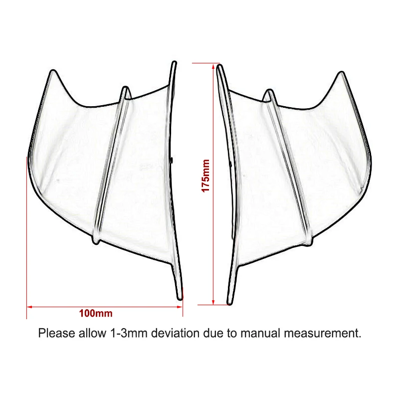 Для Yamaha YZF R1 R6 R25 R7 R3 для Bmw S1000RR S1000R S 1000 RR/R 1000R 1000RR мотоциклетный спойлер крыло