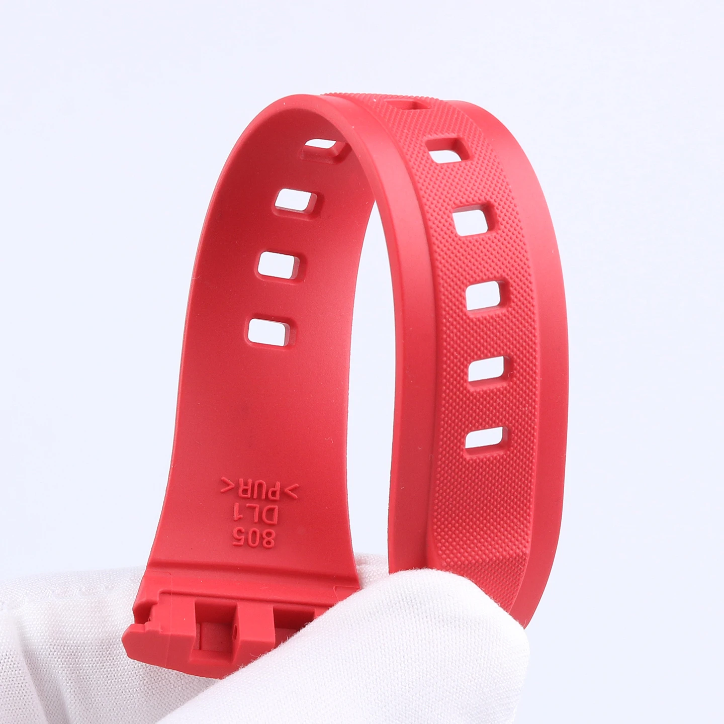 Фото Силиконовый ремешок для часов Casio Solar 6-Band WVA-M640/WVA-M650 WVQ-M410, водонепроницаемый черный ремешок-аксессуар №5