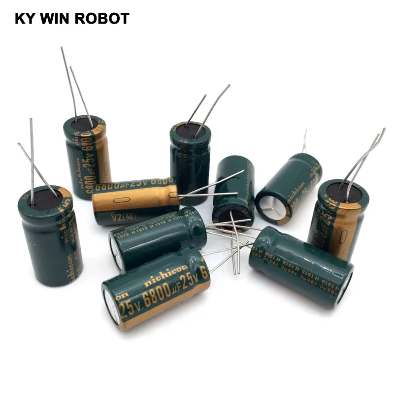 2 шт. электролитический конденсатор 25 В 6800 мкФ 16*30 алюминиевые электролитические