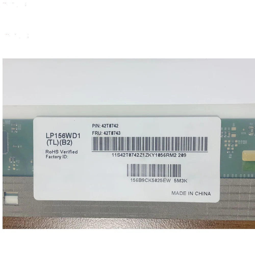 15 6 &quot40PIN 1600*900 светодиодный ЖК-дисплей LTN156KT01 02 06T31C LP156WD1 TLB2 42T0743 N156O6-L01 для Lenovo W510 W520
