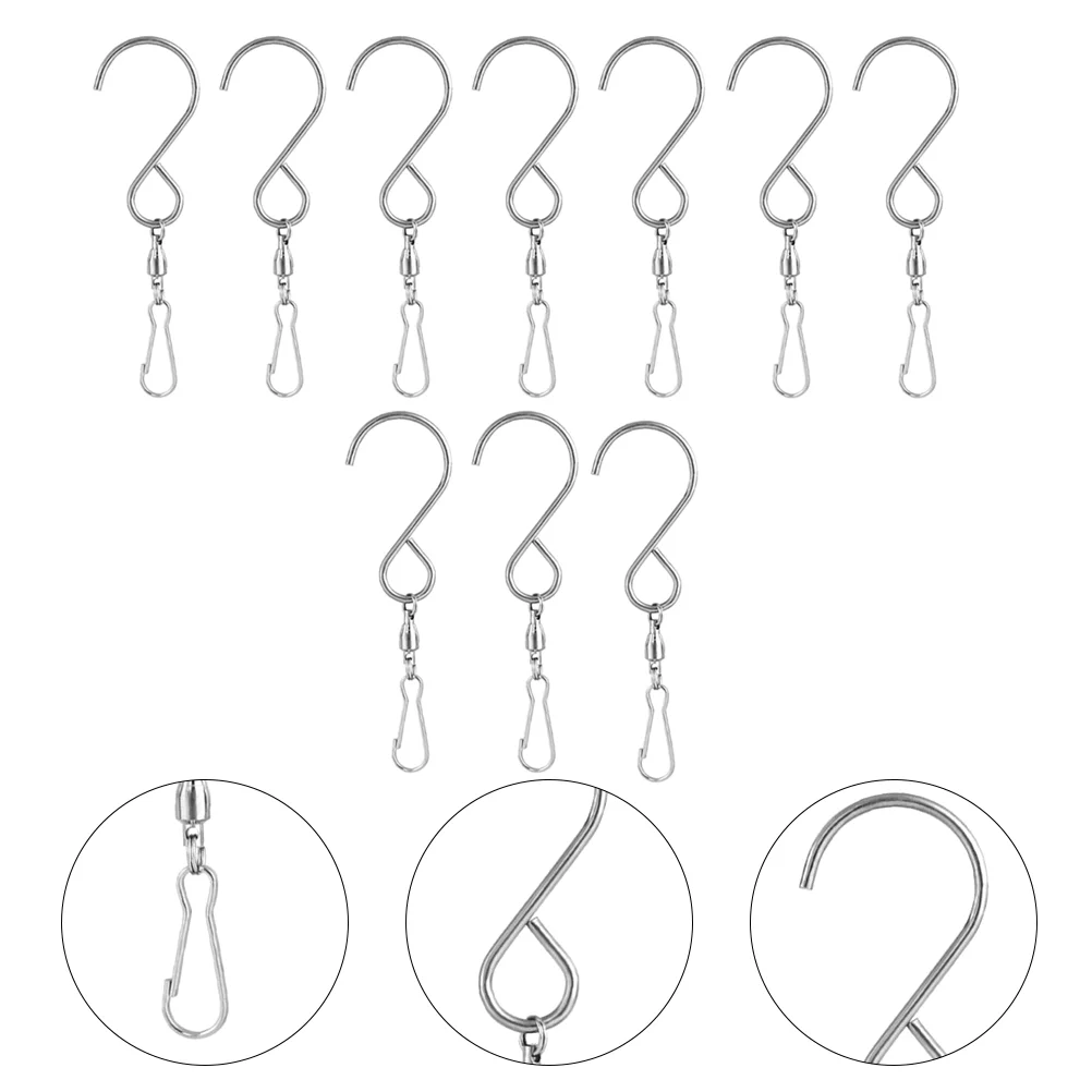 10 шт. крючок металлические поворотные крючки зажимы серебряные подвесные для