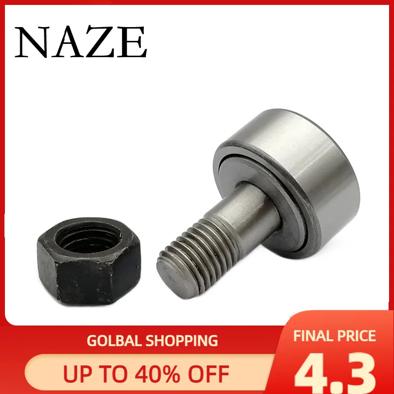 

NAZE Cam Bearing 1pcs CF12 12-1 16 18 20 20-1 24 24-1 30 30-1 30-2/KR30 32 35 40 52 47 62 72 80 85 90 Cam needle roller bearing