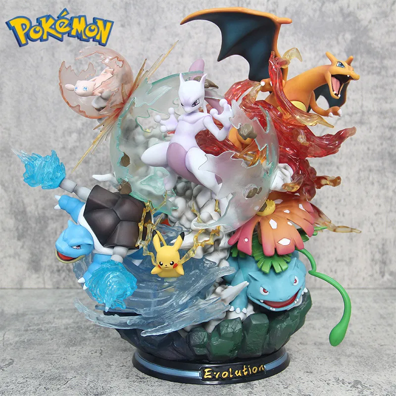 

Анимационная супербольшая светящаяся фигурка Покемон Gk Mfc против атаки, модель, украшения для дома, креативные коллекционные подарки