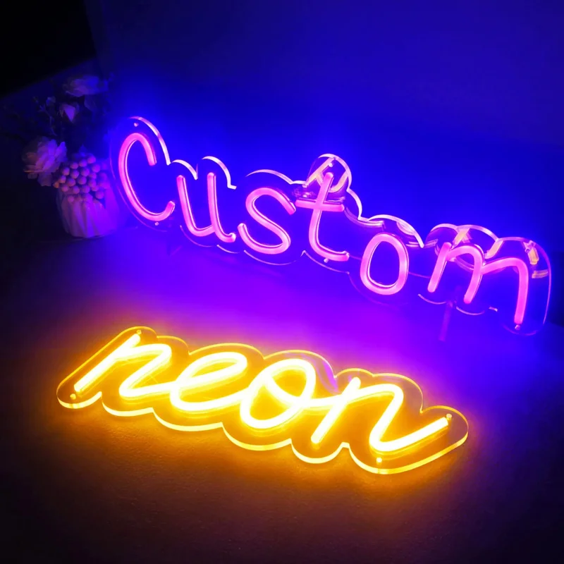 

Custom Creat Your Own Neon Lights Signs Custom Led Sign Decorative Birthday Party Wedding Neon Sign Customizable