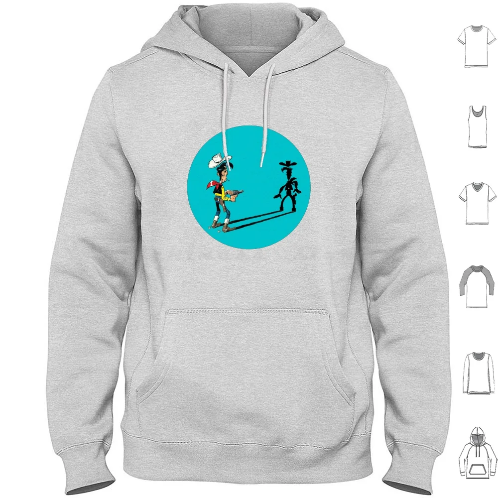 

Толстовка с капюшоном Lucky Luke, хлопковая, с длинным рукавом, Кубок на годовщину, для сына, девочки, для ребенка, для винтажного поклонения, попу...
