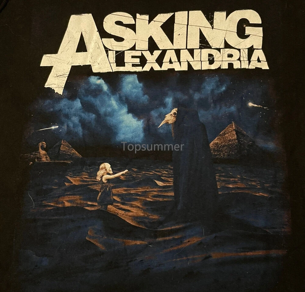 

Vtg Asking Alexandria Shirt Tour Band Tee