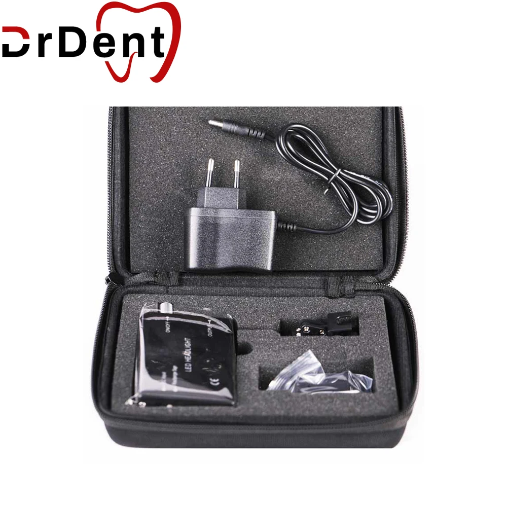

Headlight Headlamp Magnification Binocular with Battery Plug 3W 5W for Dental Loupes Lab Medical Magnifier