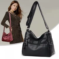 elegant and charming shoulder bag feel comfortable pu leather high quality fabric casual durable multifunctional ladies underarm