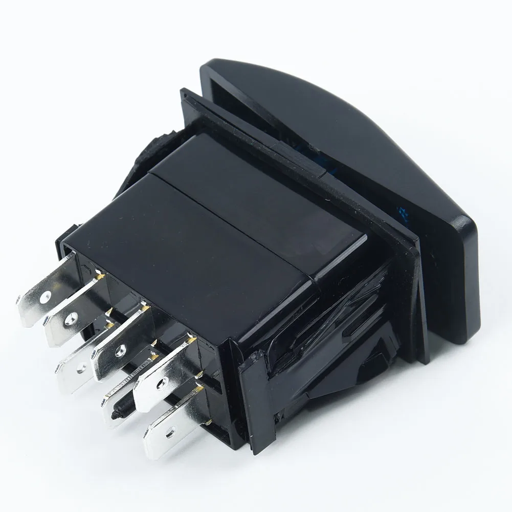 

1PC 7Pin DPDT ON-OFF-ON 2 LED Marine Switch Car Boat Rocker Switch Car Truck Marine Universal 12/24V Waterproof